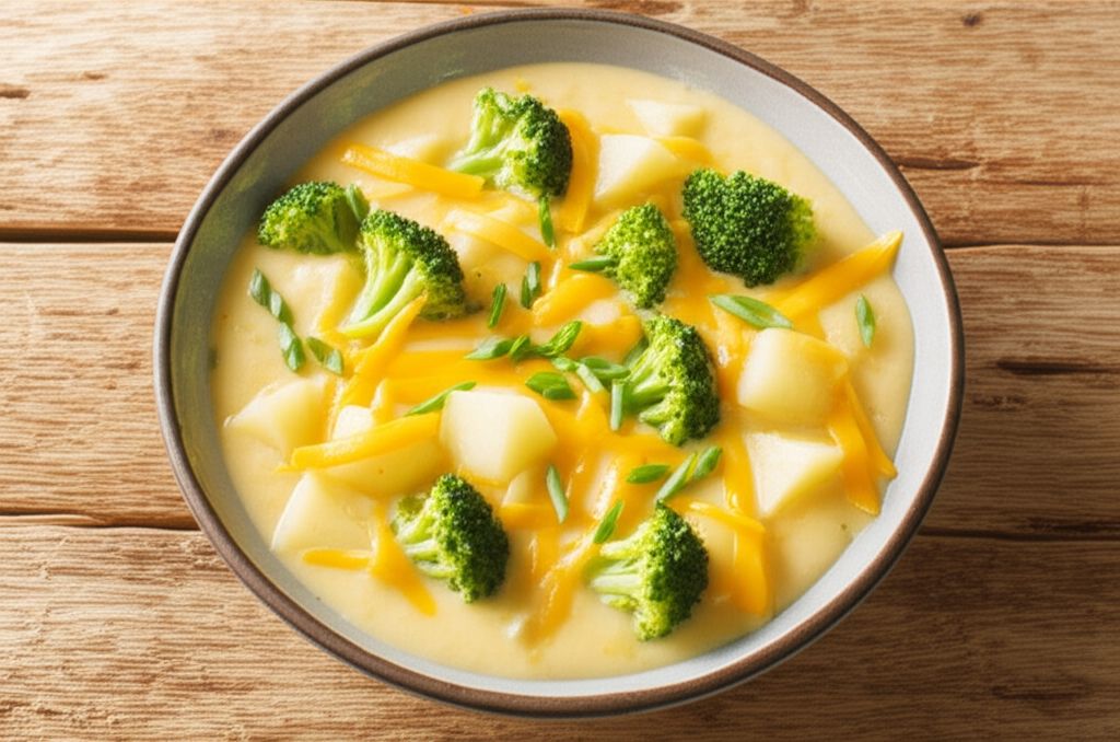 Potato, Broccoli and Cheese Soup